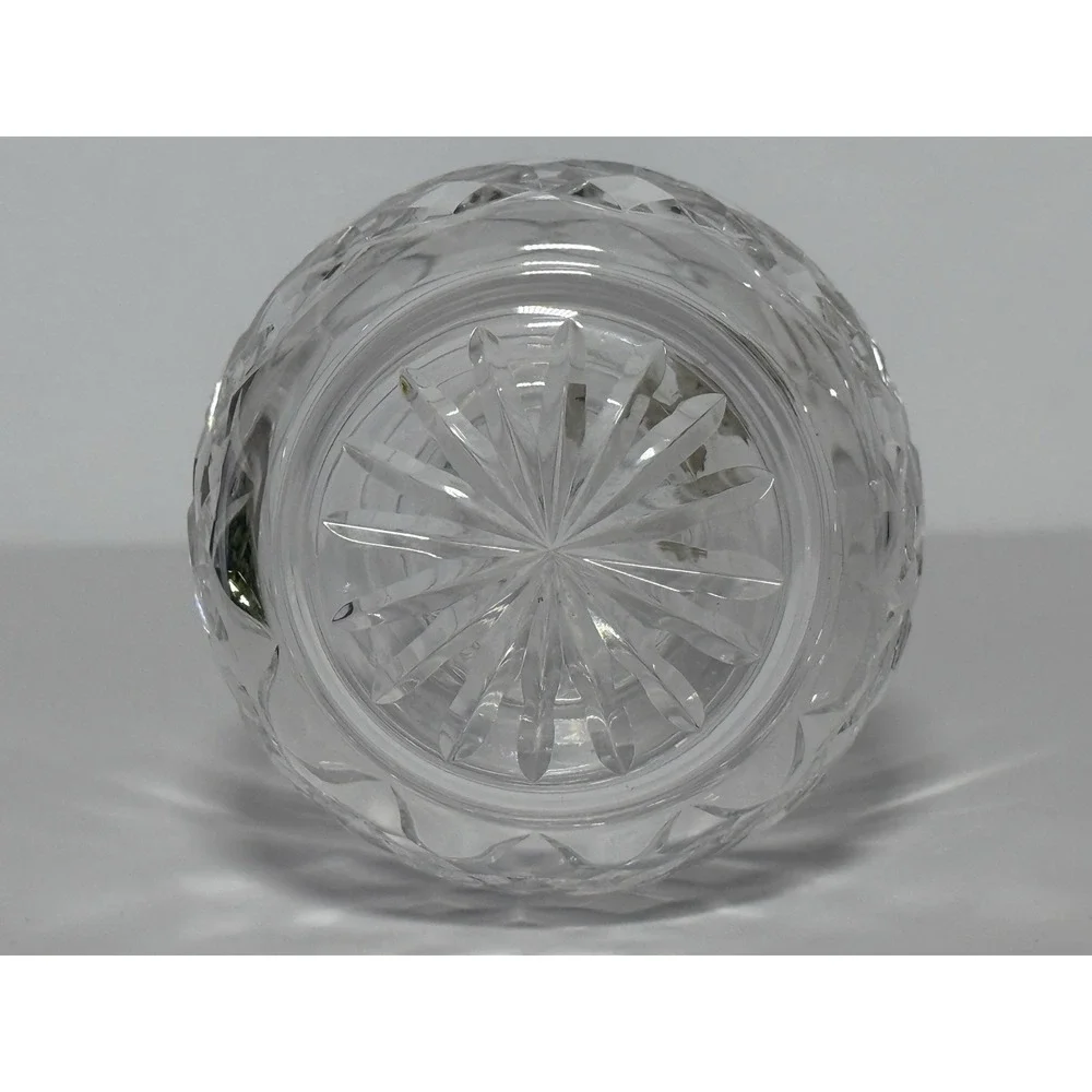 Vintage Waterford Alana Crystal Bud Vase Signed Original Sticker 3.75